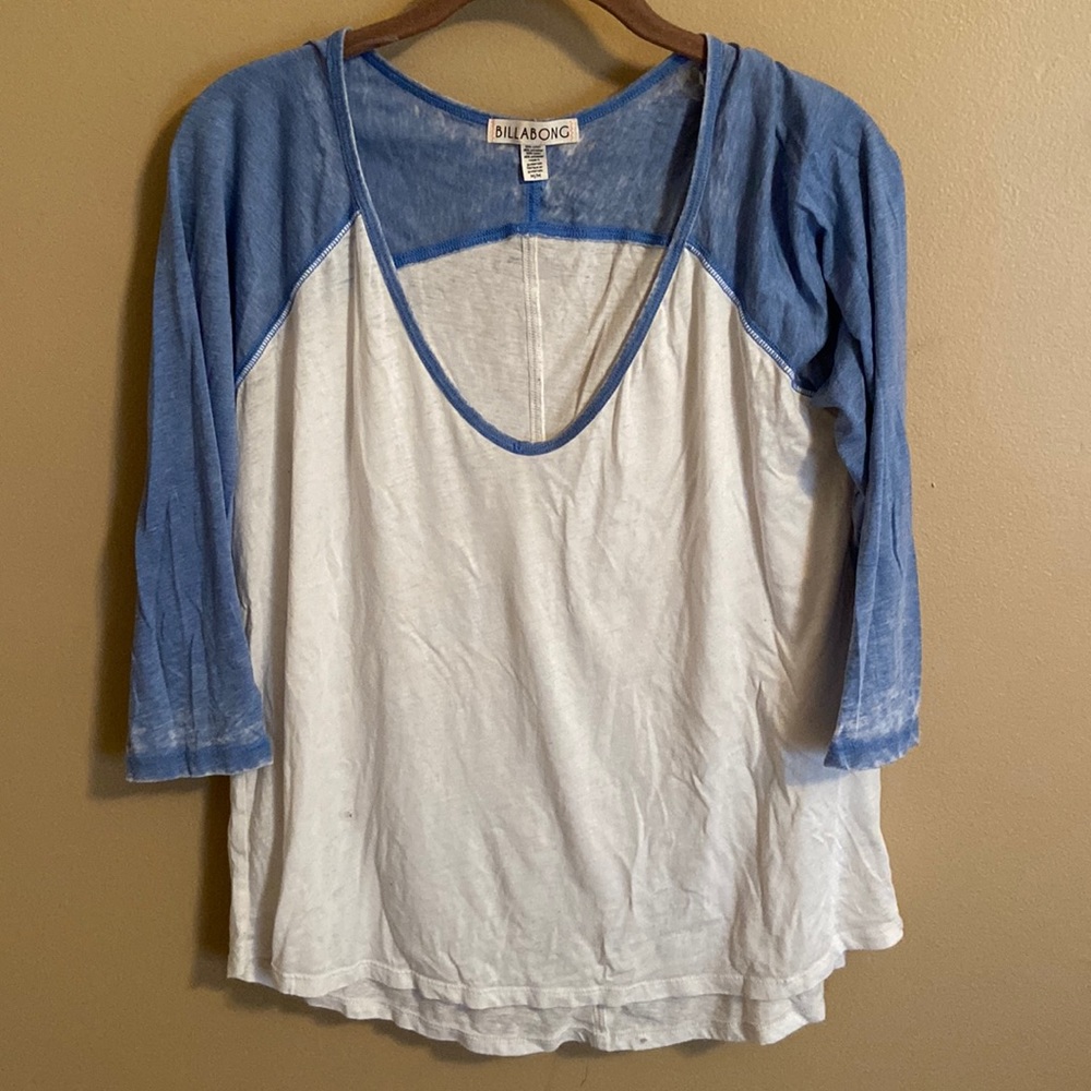 Billabong long sleeve t low cut